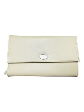 Bone Jewelry Traveling Case Sneak Embossed VeganLeather Clutch